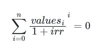 IRR Formula